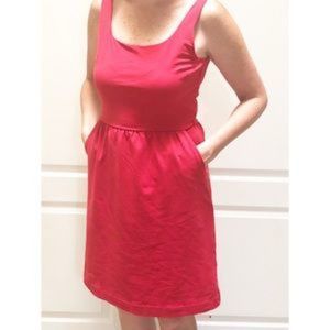 Cynthia Rowley Short Sleeve Pullover Red Fit & Flare Mini Dress (M)